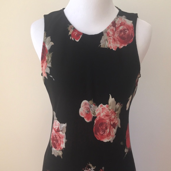 Vintage Dresses & Skirts - Vintage Grunge Floral Maxi Dress